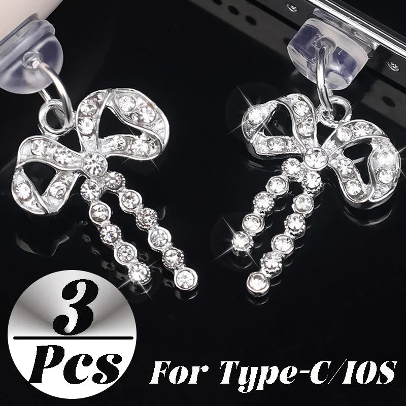 Bowknot Phone Dust Plug Pendant