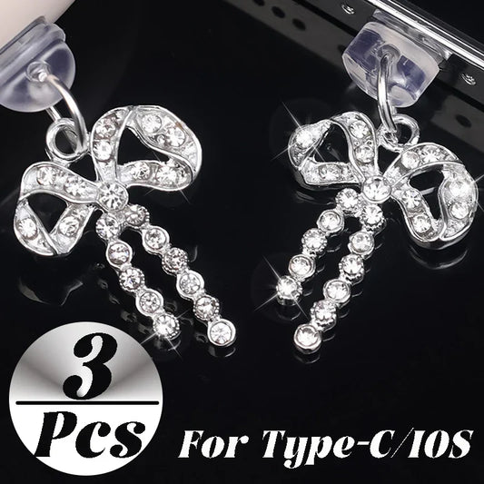 Bowknot Phone Dust Plug Pendant