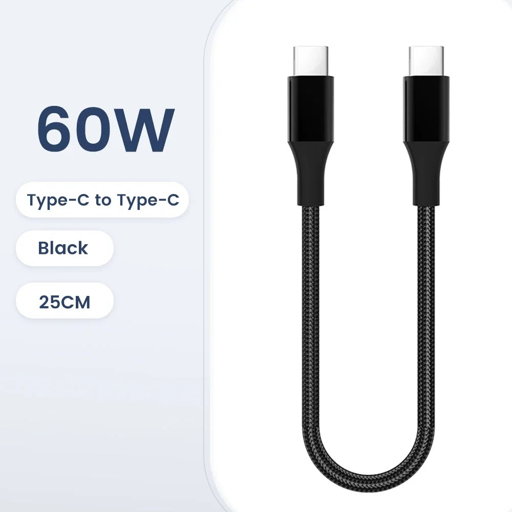 30cm Type-C to USB-C Fast Cable
