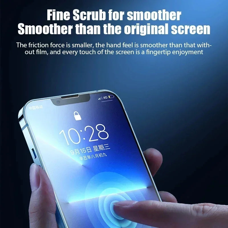 4Pcs Matte iPhone Screen Protector