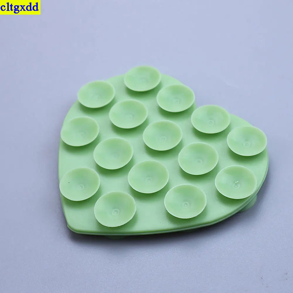 2PCS Heart-Shaped Suction Phone Pads