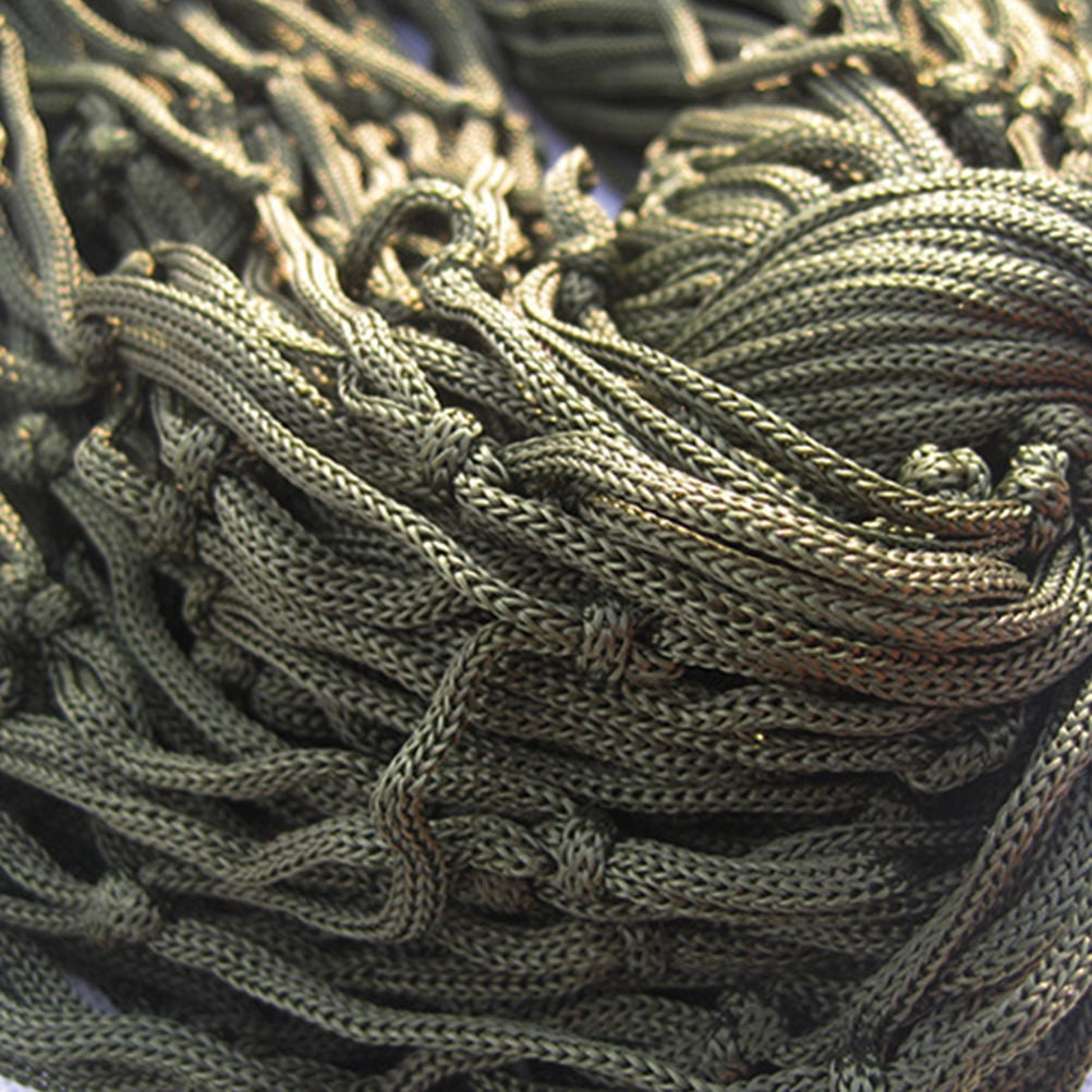 IDEANATEGRATE Nylon Hammock Bed for Sleeping and Camping in Green 1Set