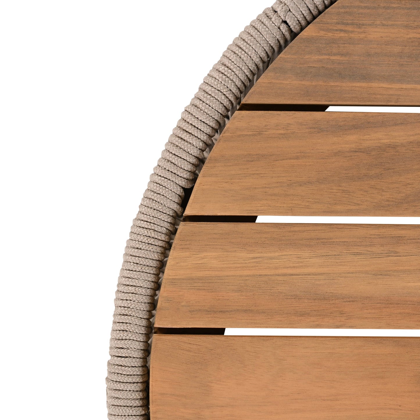 Homy Casa Outdoor Coffee Table - Modern Design, Perfect for Patio and Garden, Beige