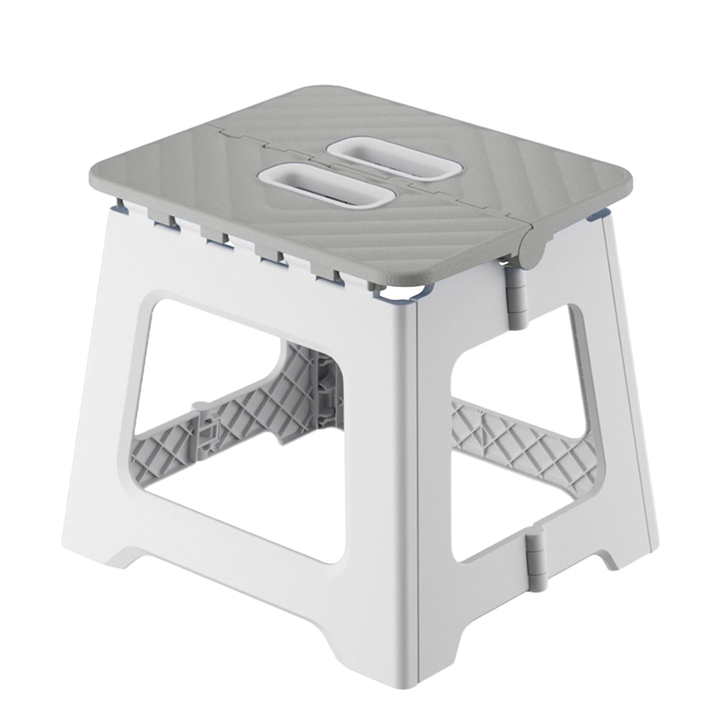 Japceit Portable Foldable Small Stool with Plastic Build, Lightweight Compact Chair for Easy Assembly, Low Stool Suitable for Outdoor, Camping, and Home Seating