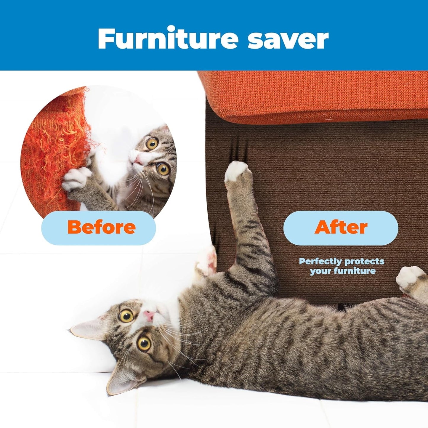 Best Pet Supplies Catify Sloped Sisal Cat Scratchers for Indoor Cats, Climbing Ramp Fun and Interactive Indoor Play, Supports Natural Pet Behaviors, Heavy Duty - Gray