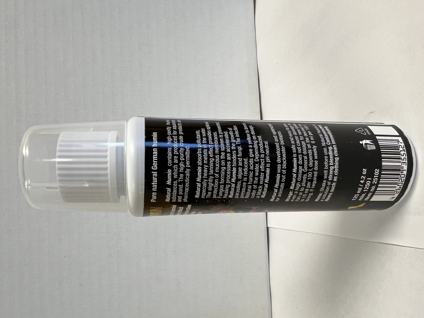 Discusfood Natural Humin Freshwater Salt Water Aquarium Water Treatment, 125 mL, 1 Count