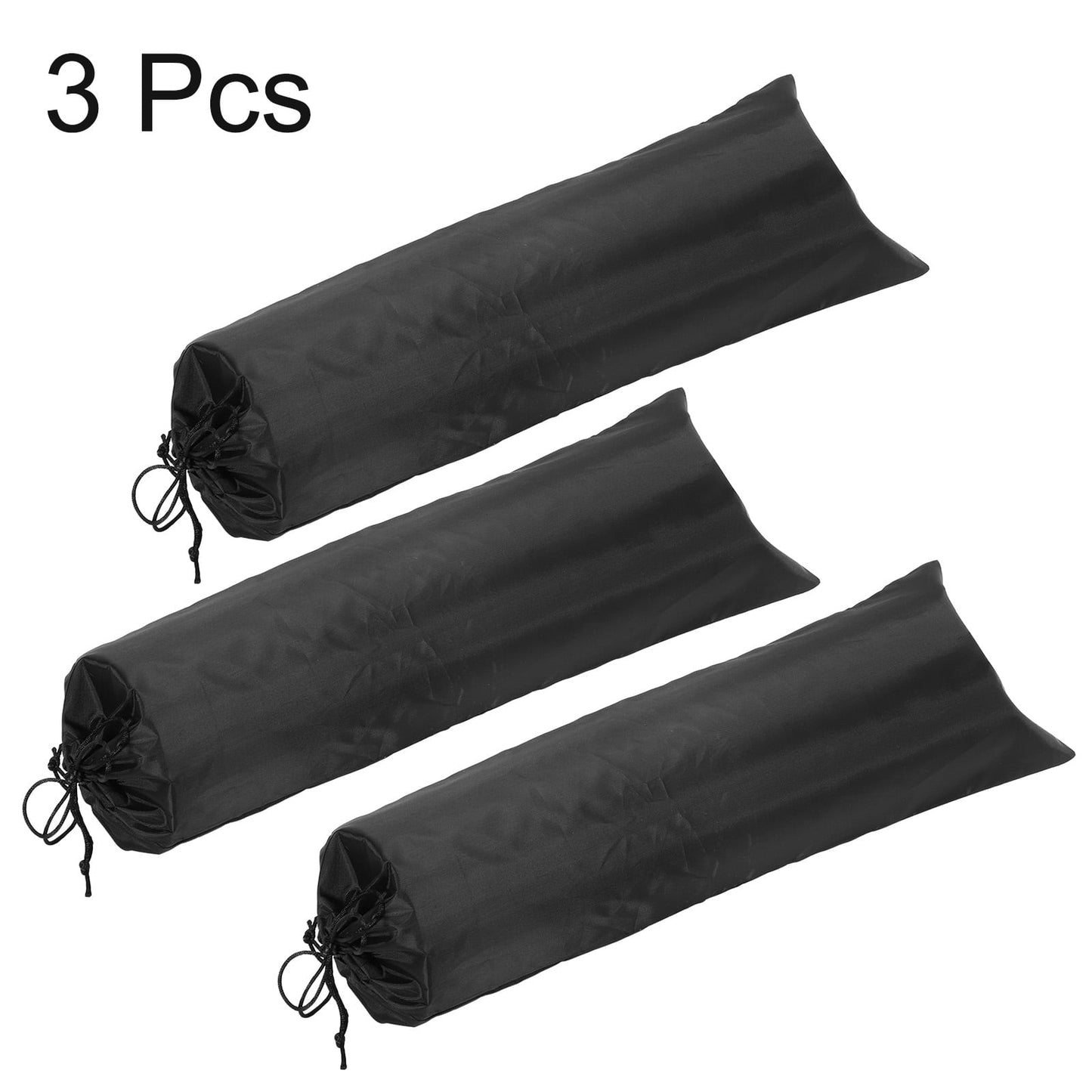 3 pcs Camp Chair Replacement Bag 24" x 8" Nylon Carrying Bag  Outdoors Folding Chair Cover Tripod Case Bag Black