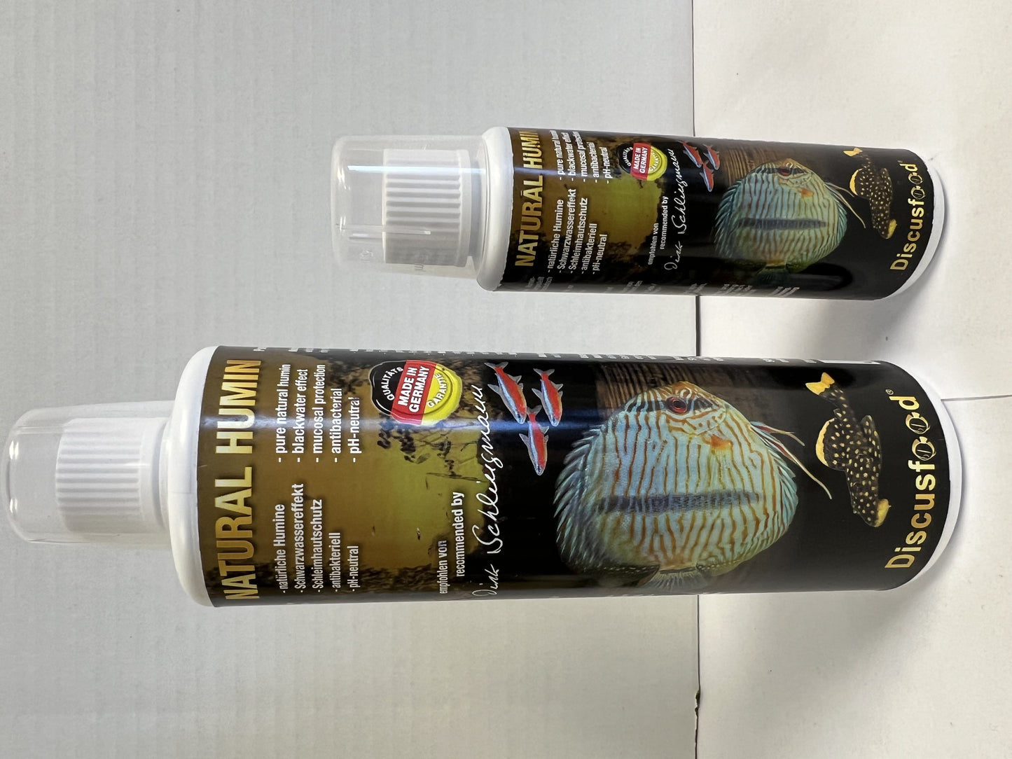 Discusfood Natural Humin Freshwater Salt Water Aquarium Water Treatment, 125 mL, 1 Count