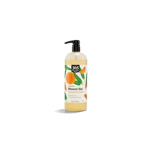 365 by Whole Foods Market, Foaming Shower Gel, Satsuma & Eucalyptus, 32 Fl Oz