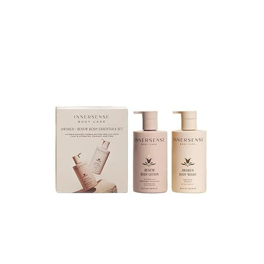 INNERSENSE Organic Beauty - Hair Revival Duo Holiday Set | Detox Mask, Hydrate Mask Non-Toxic, Cruelty-Free, Clean Haircare (2 piece set)
