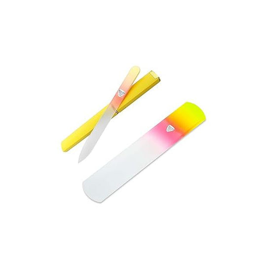 BONA FIDE BEAUTY Czech Glass Foot File and Nail for Natural Nails Bundle