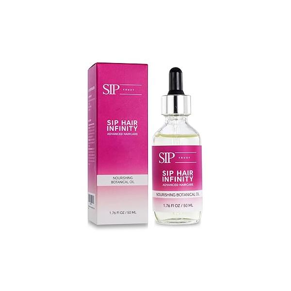 Botanical Hair Oil with Rosemary - Growth Treatment for Dry, Damaged & Scalp Jojoba Oil, Olive, Sweet Almond Oils For Women Men of All Types, (50ml/1.76 fl oz)