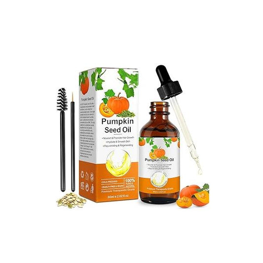 2 Pack Pumpkin Seed Oil, Oil for Hair Growth