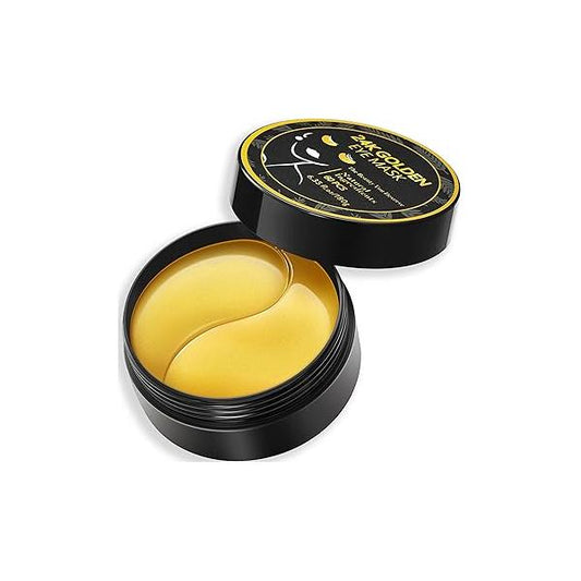 CCbeauty 24K Gold Under Eye Patches for Puffy Eyes, Dark Circles and Puffiness, Collagen Hydrating Mask Skincare, Gel Pads Bags Wrinkles Treatment,30pairs