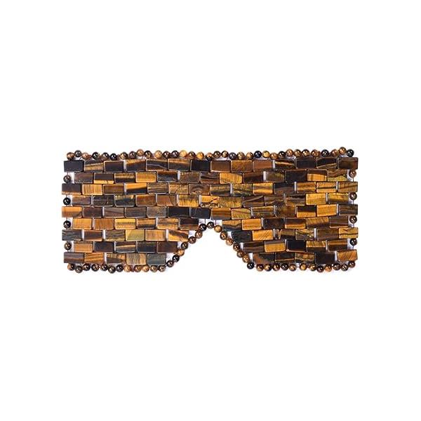 ideayard Crystal Eye Mask - Cooling Jade & 100% Clear Quartz Soothe Stone