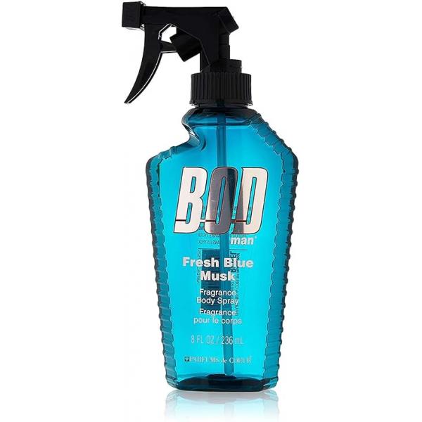 Bod Man Parfums de Coeur Fresh Blue Musk Body Spray 8 oz