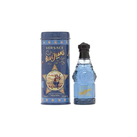 Blue Jeans by Versace for Men 2.5 oz Eau de Toilette Spray