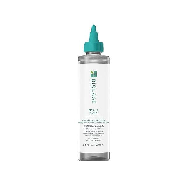 Biolage Scalp Sync Purifying Concentrate - Exfoliating & Clarifying Treatment, Refreshing Reinvigorating, Fermented Tea Blend Glycolic Acid