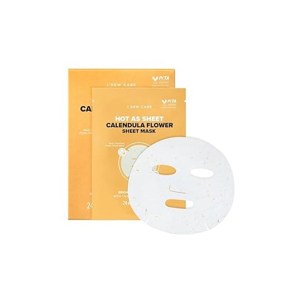 I DEW CARE Glass Skin Face Mask Variety Pack - Let's Get Sheet Faced | For Perfect Care Routine, 2 Week Intense Korean Masks Skincare, Makeover with Collagen, Moisturizing, 14 Count