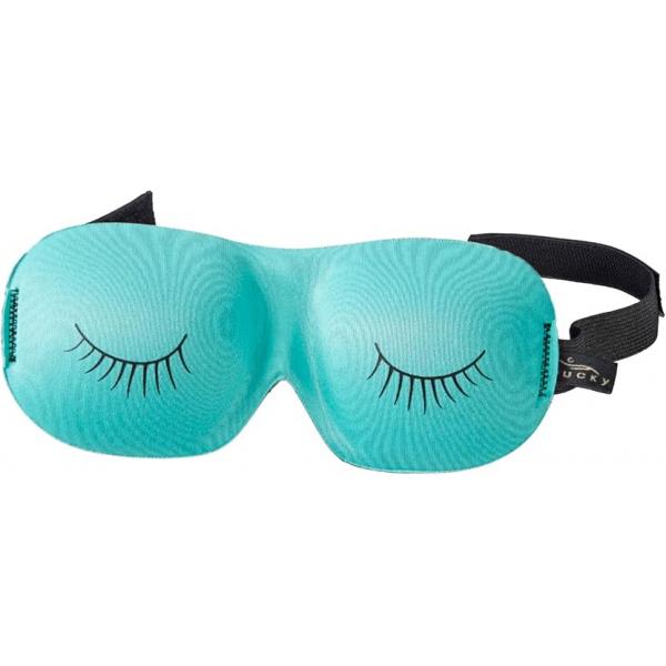 Bucky Ultralight & Comfortable Contoured Sleep Eye Mask, Gold Eyelash, One Size,5824