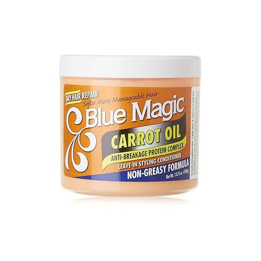 Blue Magic Carrot Oil Leave In Styling Conditioner, 13.75 Ounce