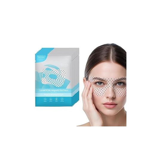Bio-Magnetic Eye Mask - Hyaluronic Acid & Collagen Patches for Hydrating, Firming Smoothing Refreshing Under Treatment Tired Eyes 7 Pairs (1PC)