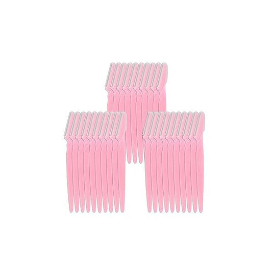30 Pieces Eyebrow Razor Shaper Trimmer Shaver Facial with Precision Cover for Women and Men