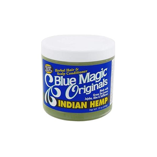 Blue Magic Originals Indian Hemp 12 Ounce Jar (354ml) (6 Pack)