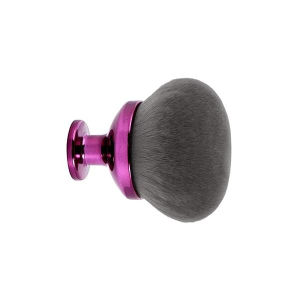 Blend & Blur Extra Large Body Makeup Brush for Self Tanner,Leg Bronzer Tan Applicator, 90mm Wide Round Head Kabuki For Application with Drawstring Velvet Bag (Purple)