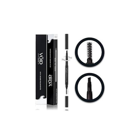 Black Beard Filler Pen Kit - Fuller, Natural-Looking with Waterproof Pencil, Liner, and Marker