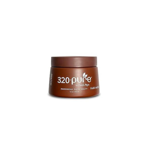 320Pure Hair Mask for Damaged 16oz, Mascarilla para el cabello, Deep Conditioning Dry, Frizzy, Color-Treated & Curly, Hydrating Treatment Growth Repair