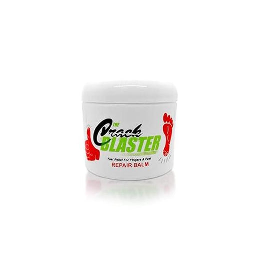 Crack Blaster Repair Balm - Lanolin Based Thick Moisturizing for Dry Skin, Heel Pain, Plantar Fasciitis, Athletes Foot 4 OZ Original Formula!