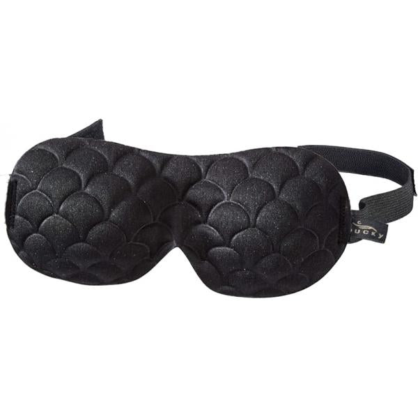 Bucky Ultralight & Comfortable Contoured Sleep Eye Mask, Gold Eyelash, One Size,5824