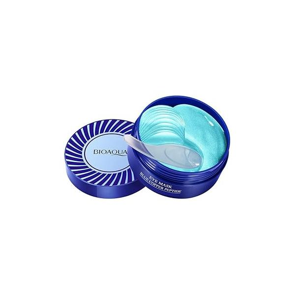 BIOAQUA 30 Pairs Eye Mask Moisturizing Hydrating Anti-Wrinkle Anti-Aging Remove Dark Circles Smooth Nourishing Refreshing (GOLD)