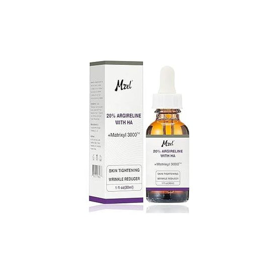 20% Argireline Serum with Matrixyl 3000 Pure Hyaluronic Acid For Face,With Vitamin C,Deep Wrinkle Reducer Anti Aging Tones Skin and Stimulates Collagen Peptides Face