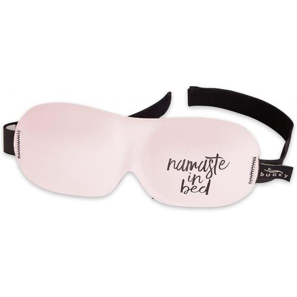 Bucky Ultralight & Comfortable Contoured Sleep Eye Mask, Gold Eyelash, One Size,5824