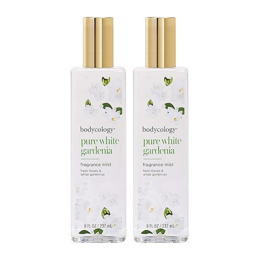 Bodycology Pure White Gardenia 8 fl.oz. Fragrance Mist Spray For Women (Pack of 2)