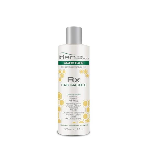 IDEN Bee Propolis Signature RX Hair Masque, Promotes Healthy Hair, Saw Palmetto & Green Tea, 12 fl.oz