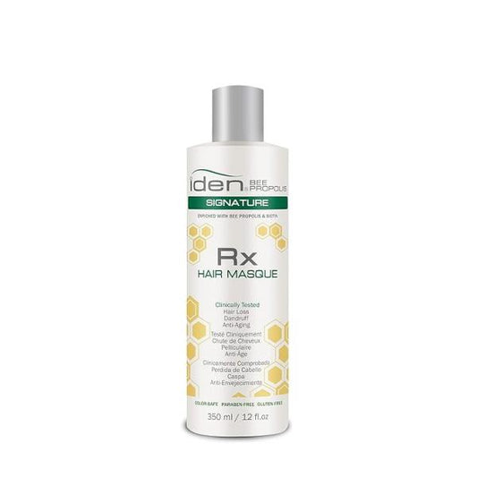 IDEN Bee Propolis Signature RX Hair Masque, Promotes Healthy Hair, Saw Palmetto & Green Tea, 12 fl.oz
