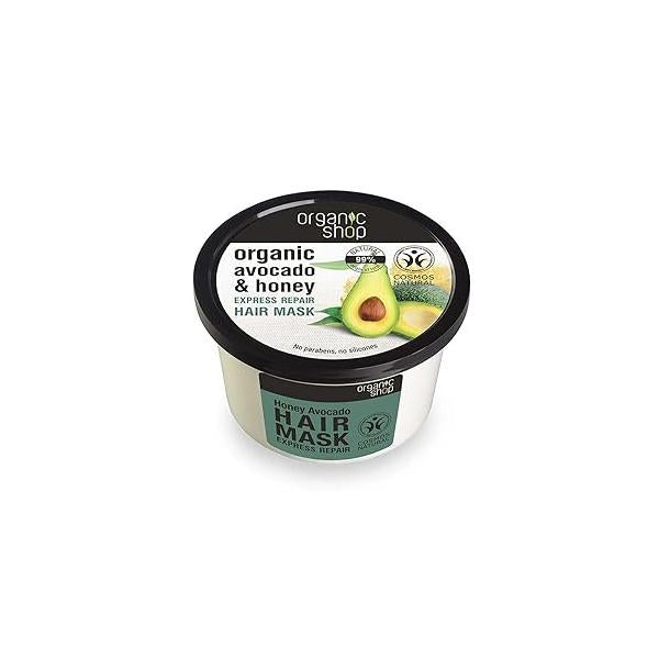 Hair Mask - Avocado & Olive Repairing Deep Conditioner, Hydrates, Nourishes Repairs Dry, Damaged Hair, Intensive Hydration All Types. 250 ml