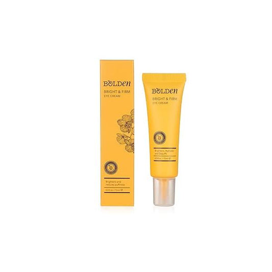 BOLDEN Bright & Firm Eye Cream | Under for Dark Circles Puffiness Hydrates and Improves Wrinkles Fragrance Free 0.5 Fl Oz
