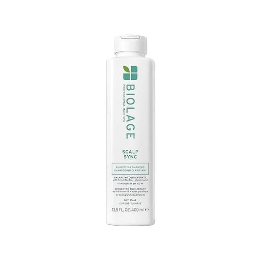 Biolage Scalp Sync Clarifying Shampoo - Residue & Buildup Remover, For Oily Scalp, With Fermented Tea Glycolic Acid, Vegan Paraben-Free, Packaging May Vary