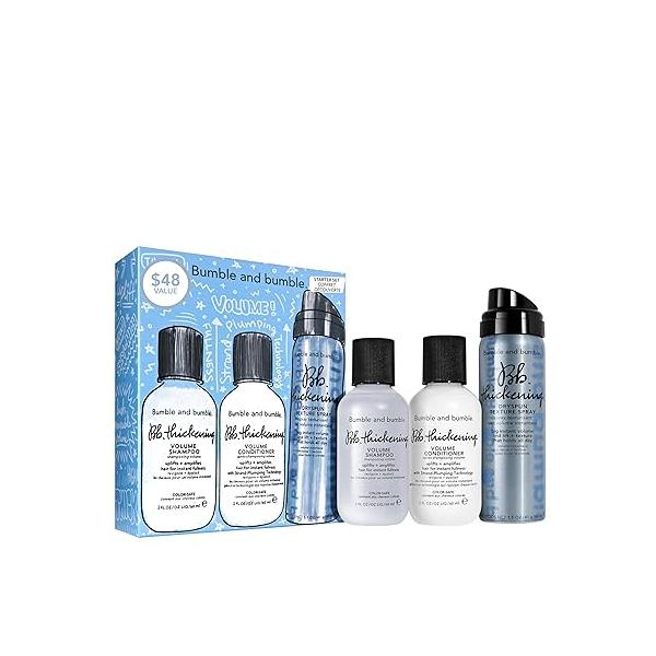 Bumble and bumble. Thickening Hair Volumizing Starter Set | Shampoo, Conditioner + Dryspun Texture Spray