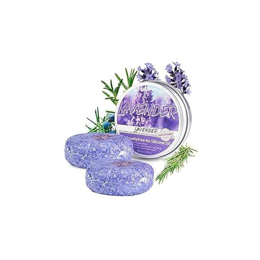 2PCS Shampoo Bar for Gray Hair,Purple Rain Grey Hair,Shampoo Bars For Thinning Hair Men & Women