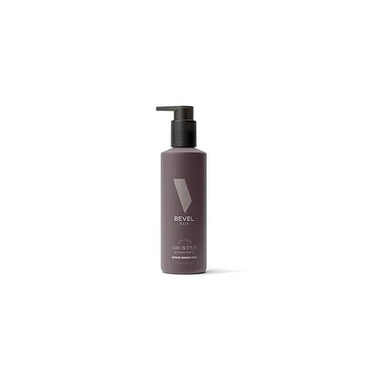 Bevel Leave In Conditioner for Men - Curly Hair with Hemp Seed Oil and Biotin, Detangles Moisturizes Strengthens Hair, 7 Oz