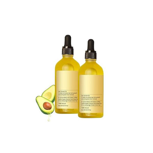 120ml Natural Hair Growth Oil, Rosemary Oil for Organic,hair oil,Natural Thin Hair,Hair Dry Damaged and (2pc)