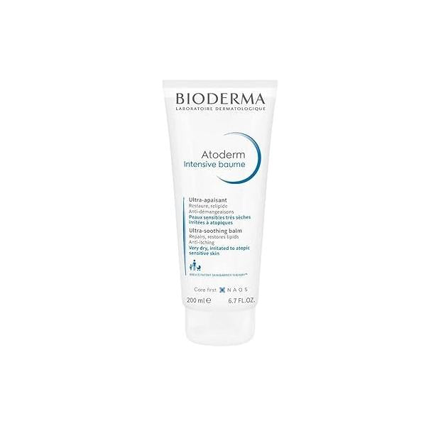 Bioderma Atoderm Intensive Balm, Hydrating Balm for Dry to Atopic Sensitive Skin, Face & Body Moisturizer with Ultra Soothing Anti-Itching Formula, Fragrance-Free, Non-Greasy Non-Sticky Family