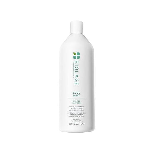 Biolage Cool Mint Shampoo - Balancing for Oily Scalp, Gently Cleanses, Refreshes & Helps Balance, Glycerin, Vegan Paraben-Free