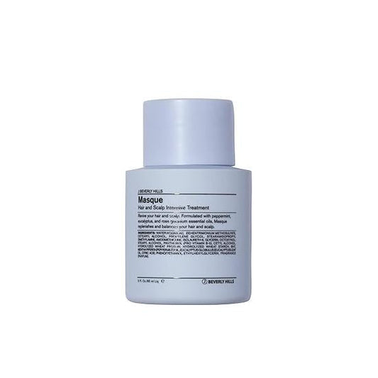 J Beverly Hills Blue Hair Mask with Eucalyptus Oil for Scalp Treatment, (3 Oz, 12 32 Oz)