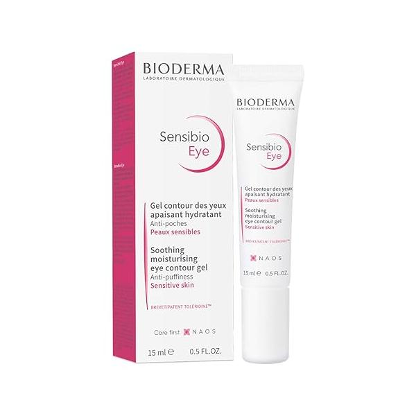 Bioderma Sensibio Eye, Moisturizing Eye Cream for Puffy Eyes and Fine Lines, Skin Soothing Sensitive